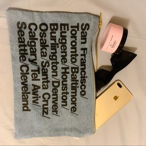 American Apparel (2014) Denim Clutch